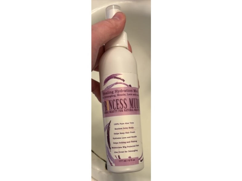 Princess Mudd Healing Hydration Mist, Aloe Vera, 6 fl oz/177 mL