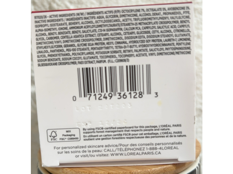 L'Oreal Paris Revitalift Anti-Wrinkle + Firming Day Cream Moisturizer, SPF 25, 50 mL