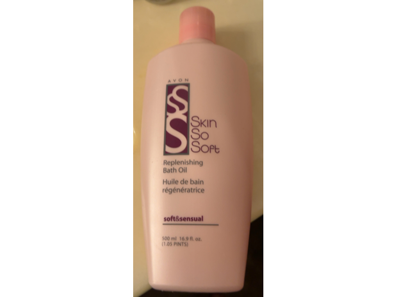 Avon Skin So Soft Replenishing Bath Oil, 16.9 fl oz/500 mL