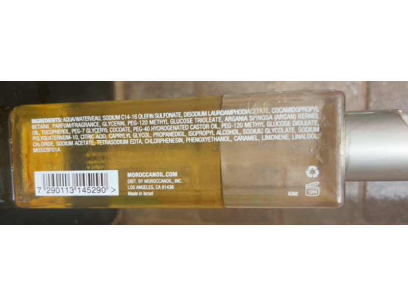 Moroccanoil Shower Gel, Bergamote Fraiche, 8.4 fl oz/250 mL