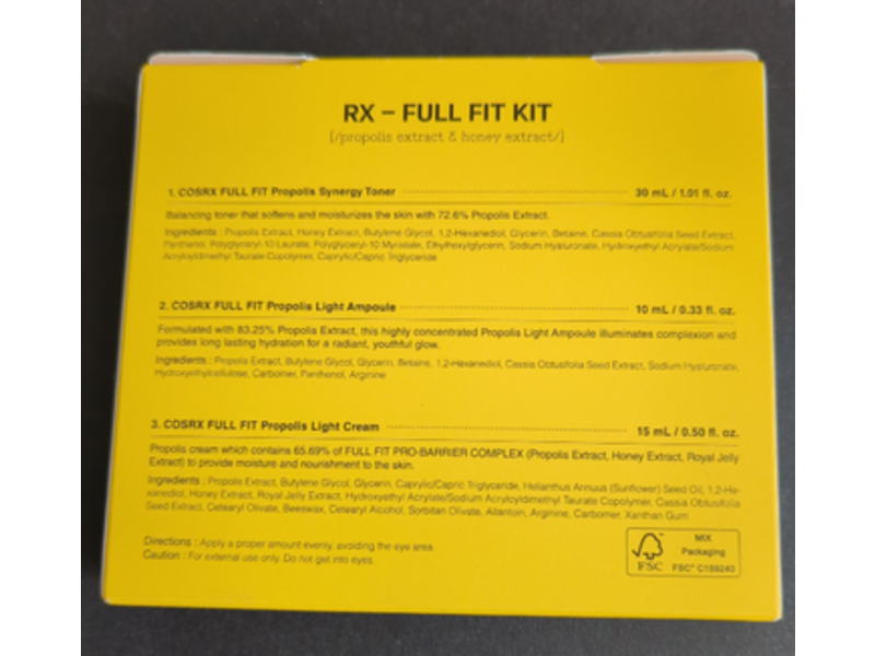 Cosrx 3-Step Honey Glow Kit