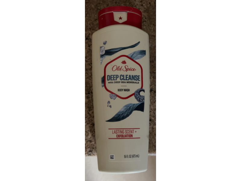 Old Spice Deep Cleanse Body Wash, Deep Sea Minerals, 16 fl oz/473 mL
