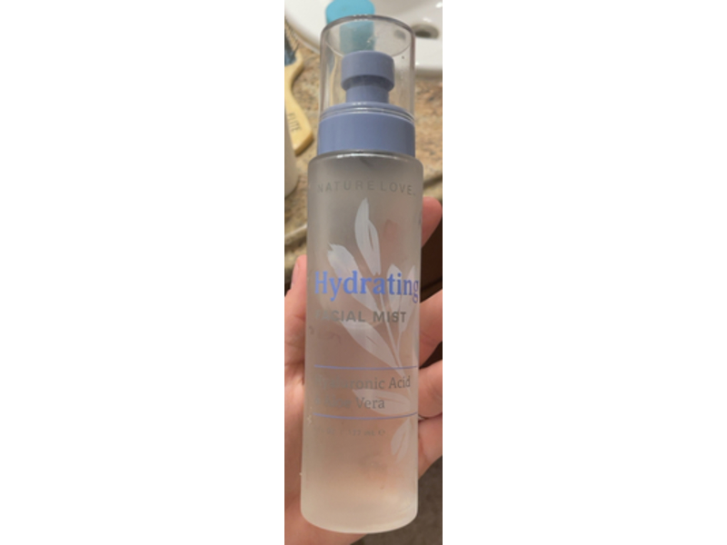 Nature Love Hydrating Facial Mist, Hyaluronic Acid & Aloe Vera, 6 fl oz/177 mL