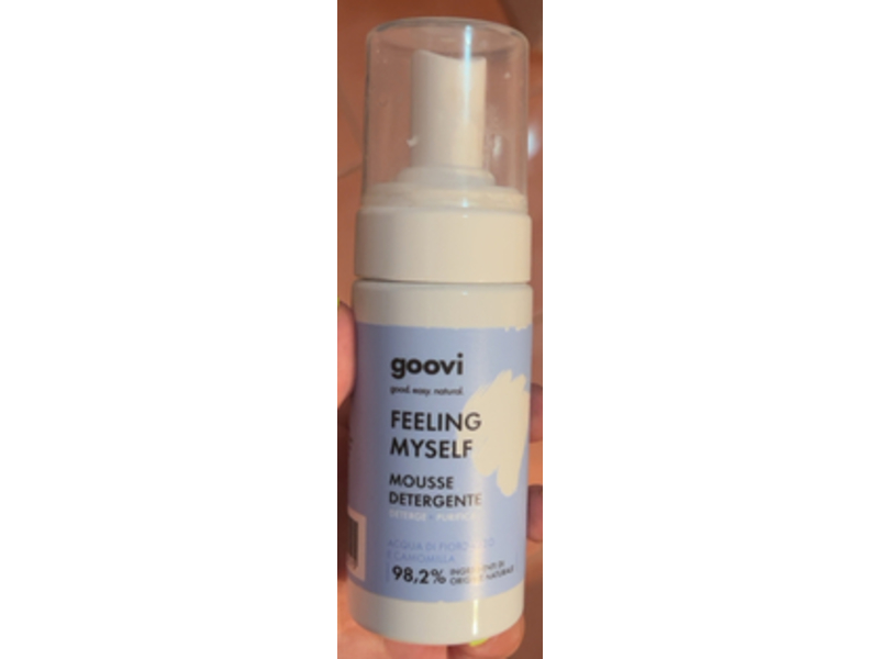 Goovi Feeling Myself Mousse Detergent, Deterge + Purifica, 100 mL