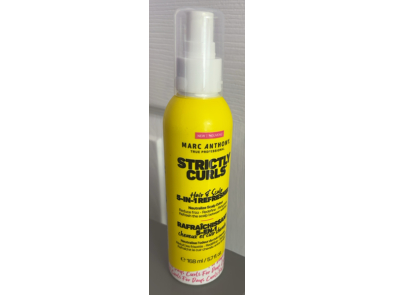 Marc Anthony Strictly Curls Hair & Scalp 5 - In - 1 Refresher, 5.7 fl oz/168 mL
