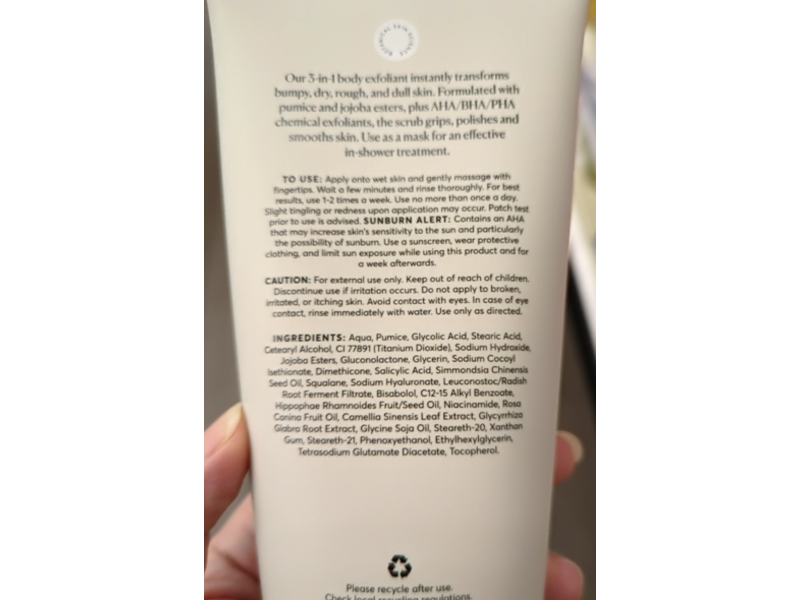 Naturium Kp Body Scrub & Mask, 8 oz/226 g