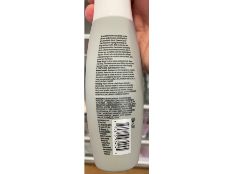 Living proof Full Volume & Root-Lifting Spray, 5.5 fl oz/163 mL