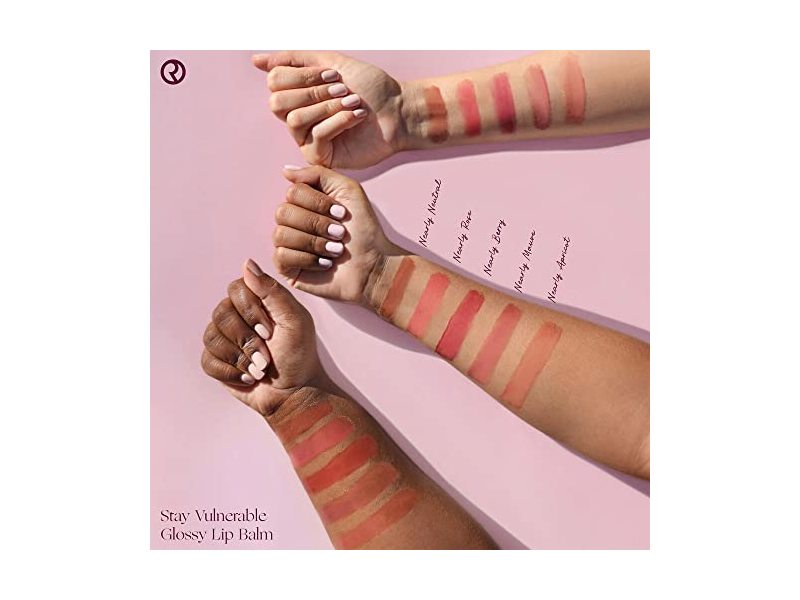 Rare Beauty Stay Vulnerable Glossy Lip Balm, Nearly Neutral, 0.12 fl oz/3.8 mL