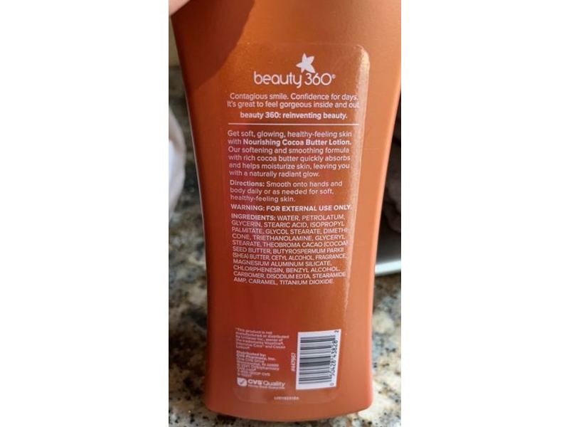 CVS Beauty 360 Nourishing Lotion, Cocoa Butter, 20.3 fl oz/600 mL