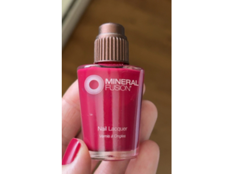 Mineral Fusion Nail Lacquer, Matte Mulberry, 0.33 fl oz/10 mL