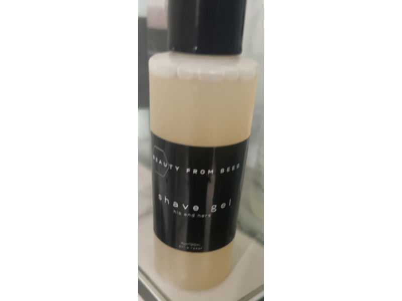 Beauty From Bees Shave Gel, 4 oz/120 mL