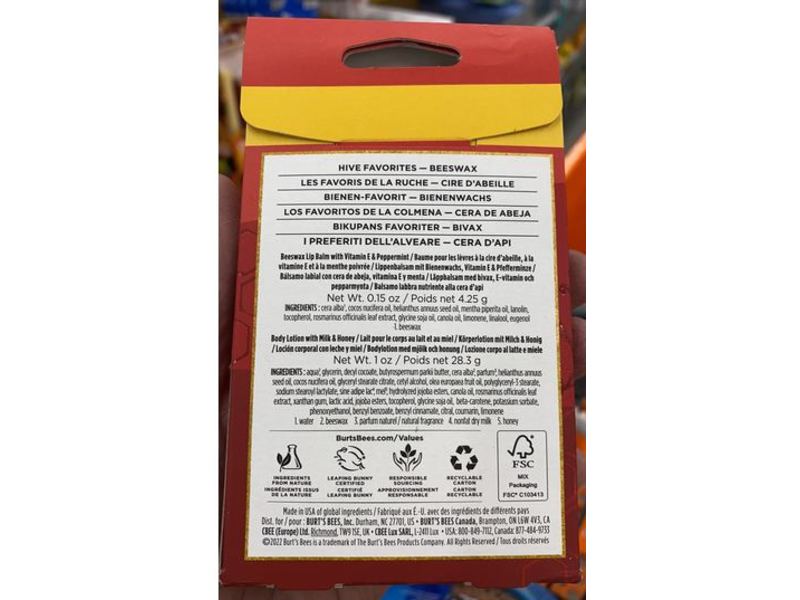 Burt's Bees Hive Favorites Beeswax Holiday Gift Set