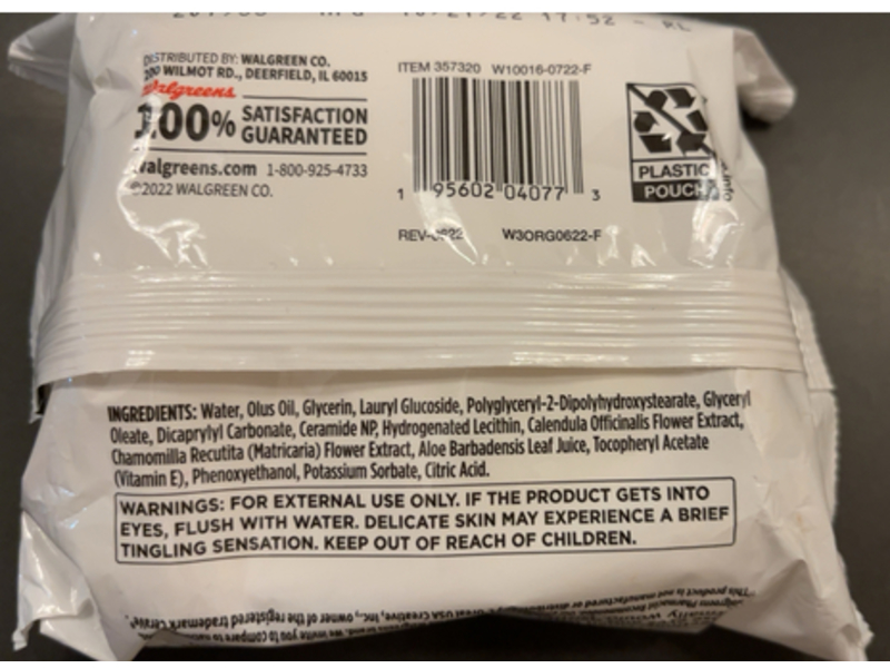 Walgreens Ultra Gentle Cleansing Cloths, Fragrance Free, 25 Count