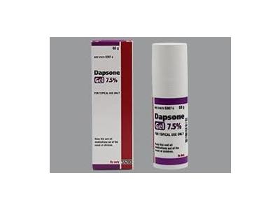 Dapsone 7.5% Gel, 90 g Taro Pharmaceuticals (RX)