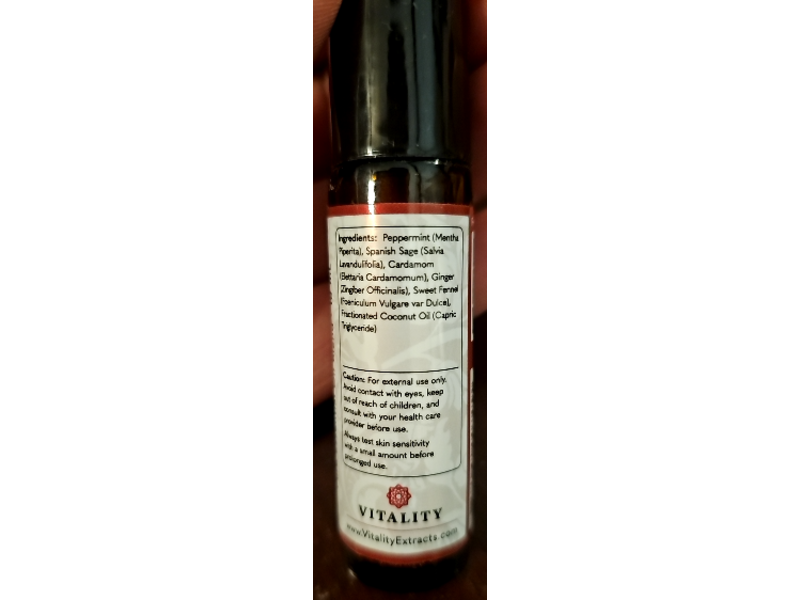 Vitality Extracts Migraine Care Pure Essential Oil Blend, 10 mL