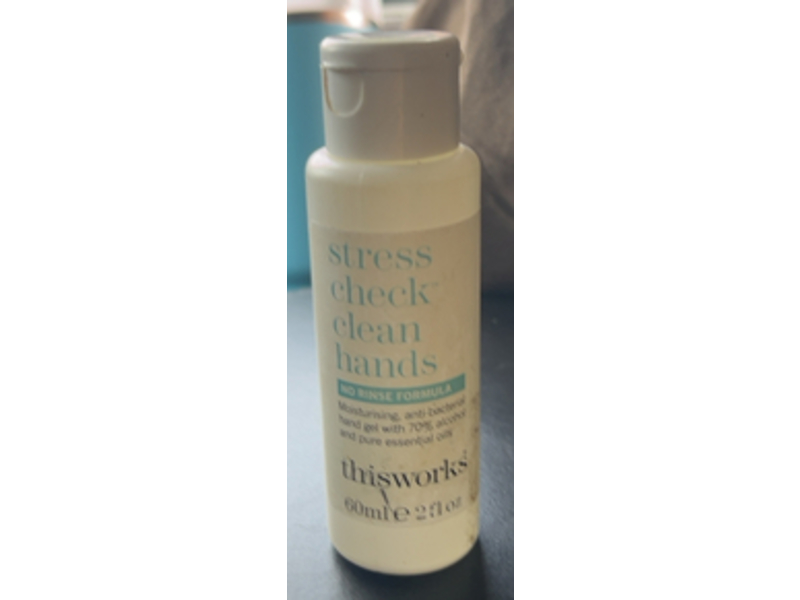 This Works Stress Check Clean Hands Anti-Bacterial Hand Gel, 2 fl oz/60 mL