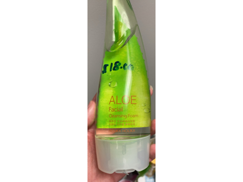Holika Holika Facial Cleansing Foam, Aloe, 5.07 fl oz/150 mL