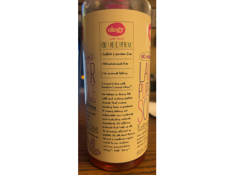 Ology Well Being Lavender Pure Castile Soap, 32 fl oz/946 mL