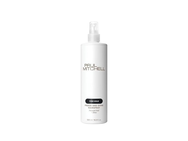 Paul Mitchell Freeze And Shine Hairspray, Firm Hold, 16.9 fl oz/500 mL