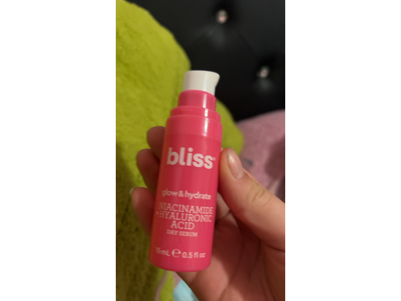 Bliss Glow & Hydrate Day Serum, Niacinamide & Hyaluronic Acid, 0.5 fl oz/15 mL