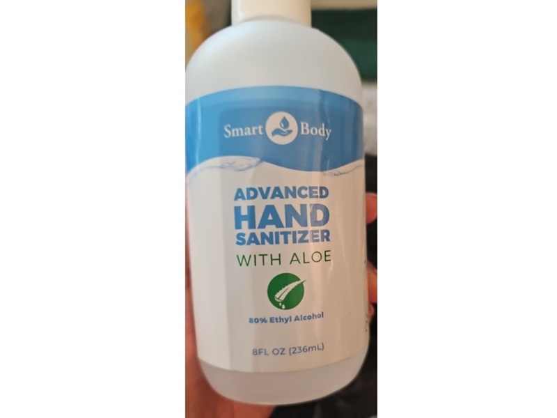 Smart Body Advanced Hand Sanitizer, Aloe, 8 fl oz/236 mL