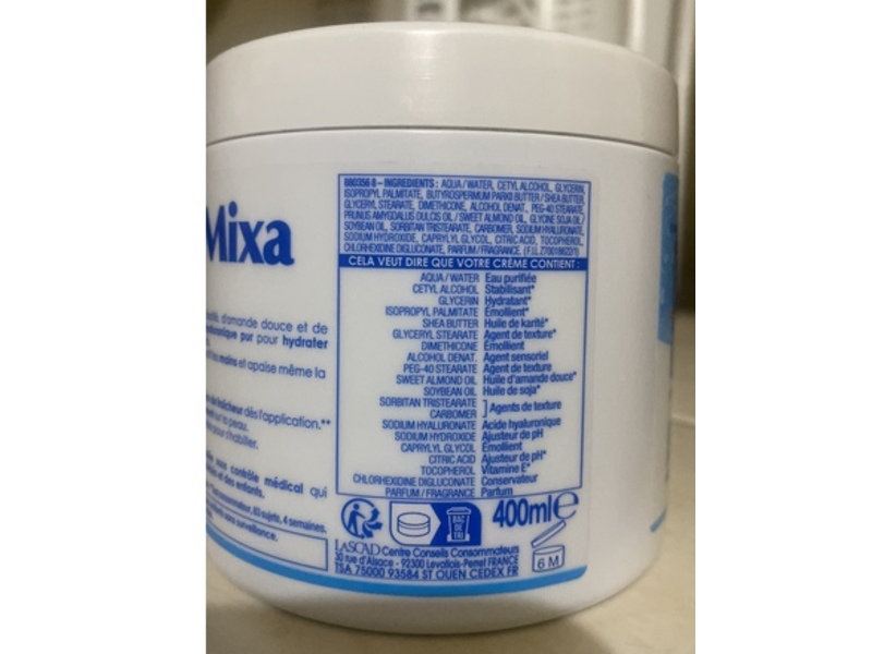 Mixa Fresh & Melting Moisturizing Cream, 400 mL