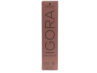 Schwarzkopf Professional Igora Color10 Permanent Color Creme, 4-00 Medium Brown Natural Extra, 2.1 fl oz/60 g