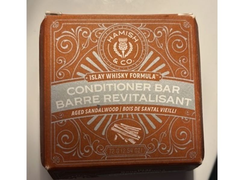 Viori Hamish & Co. Conditioner Bar, Aged Sandalwood, 2.54 oz/72 g