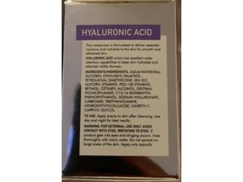 Global Beauty Care Hyaluronic Acid Skin Cream, 1.7 oz/50 mL