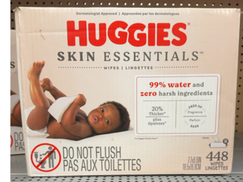 Huggies Skin Essentials Wipes, 448 Count