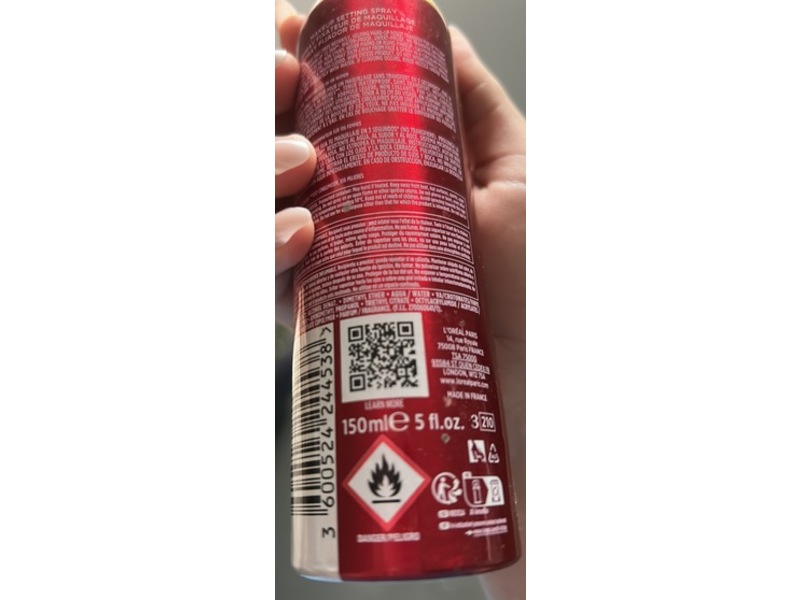 L'Oreal Paris Infaillible 3-Second Setting Mist, 5 fl oz/150 mL
