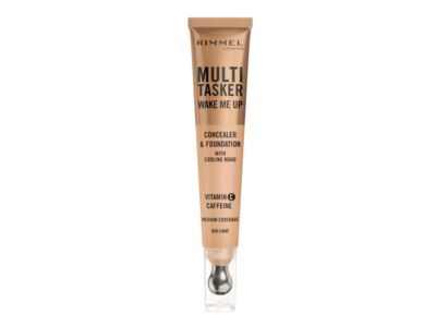 Rimmel London Multi Tasker Wake Me Up Concealer & Foundation, Vitamin C, 030 Light, 20 mL