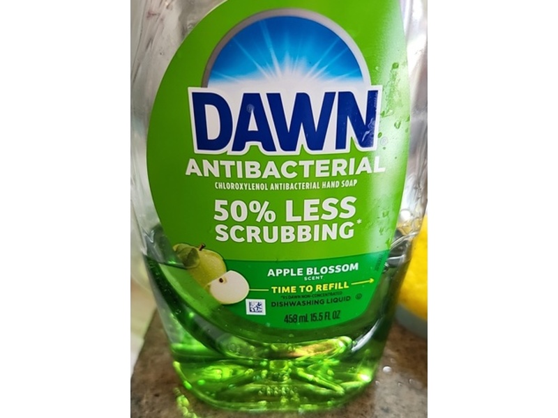 Dawn Antibacterial Hand Soap + Dishwashing Liquid, Apple Blossom, 15.5 fl oz/458 mL