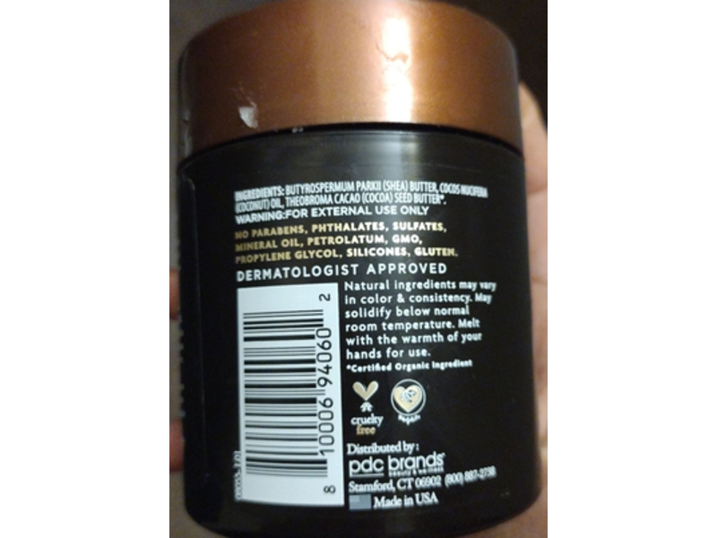 Cantu Skin + Hair Pure & All Natural Moisture, Coco Butter, 5.5 oz/156 g
