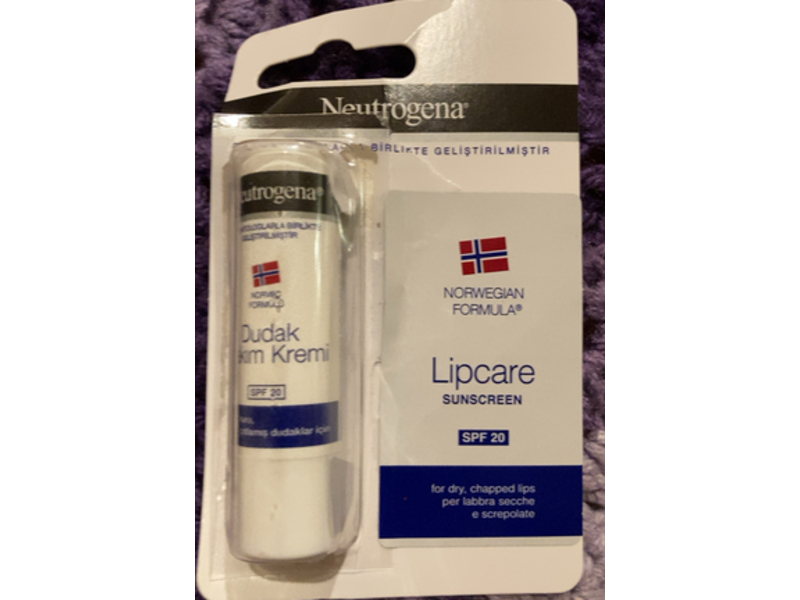 Neutrogena Lipcare Sunscreen, SPF 20, 4.8 g