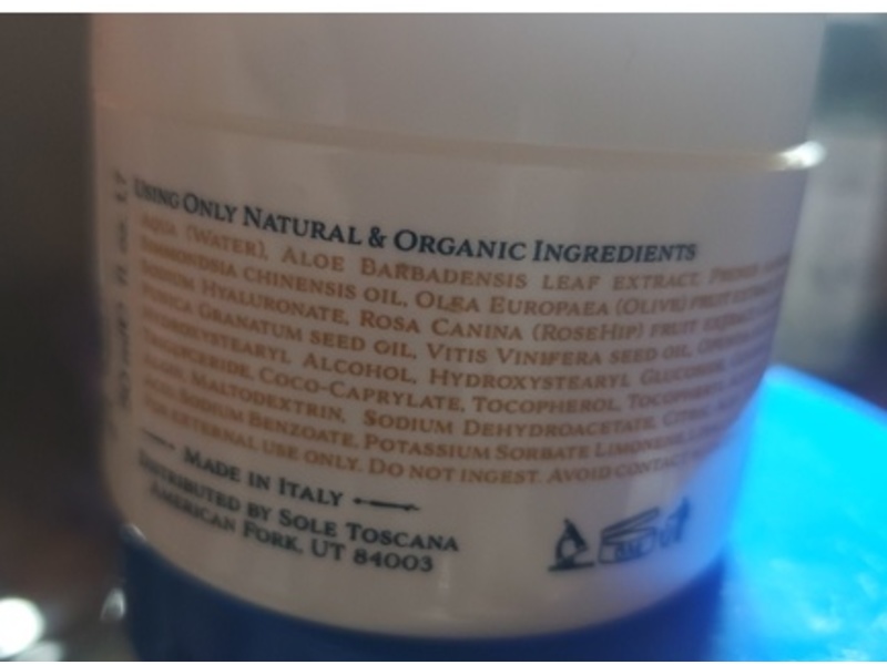 Sole Toscana Natural And Organic Triple Cream, Rosehip And Calendula