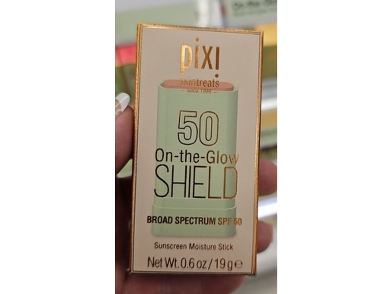 Pixi On-The-Glow Shield Sunscreen Moisture Stick, SPF 50, 0.6 oz/19 g