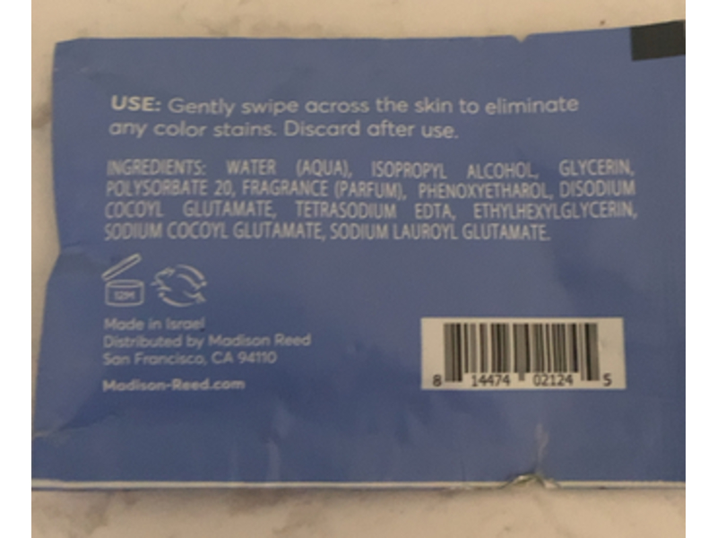 Madison Reed Cleansing Wipe
