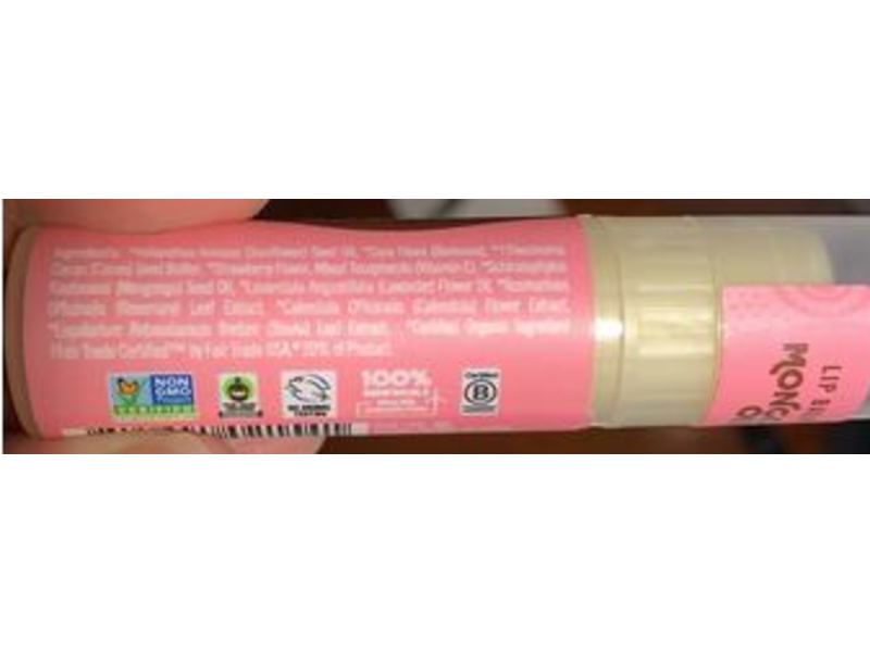 Mongo Kiss Eco Lip Balm, Strawberry, 0.25 oz