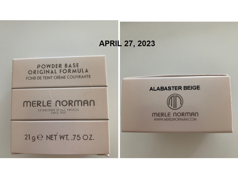 Merle Norman Powder Base Original Formula, Alabaster Beige, 21 g/0.75 oz