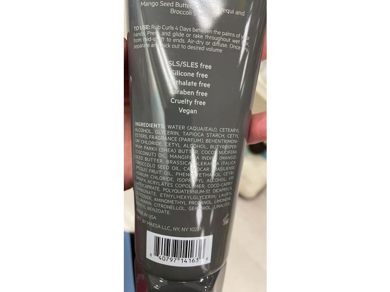 Tph By Taraji Curls 4 Days A Moisture Rich Curl Cream, 8.45 fl oz/250 mL