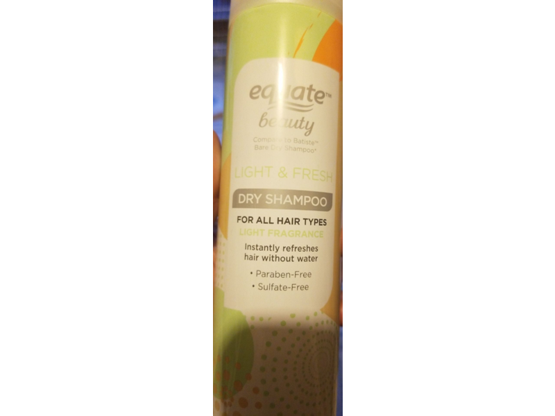 Equate Beauty Dry Shampoo, Light & Fresh, Light Fragrance, 10.1 fl oz/300 mL