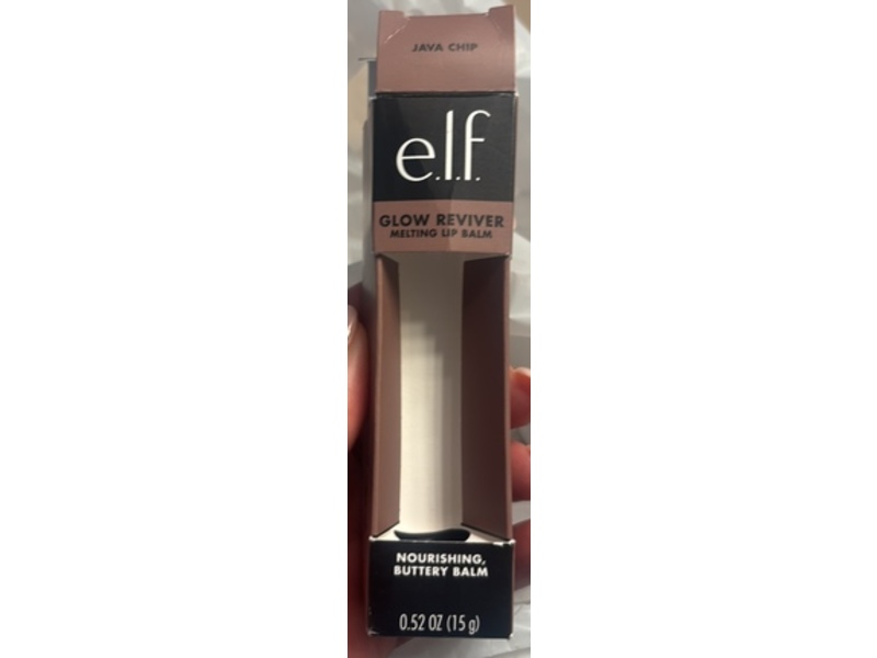 E.l.f. Cosmetics Glow Reviver Melting Lip Balm, Java Chip, 0.52 oz/15 g