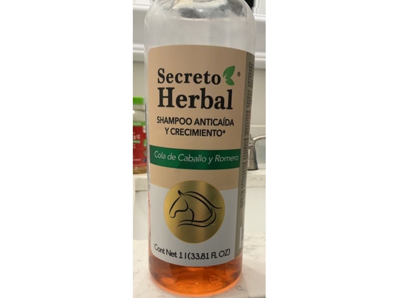 Secreto Herbal Anti-Hair Loss And Shampoo, Horsetail And Rosemary , 33/81 fl oz/1 L