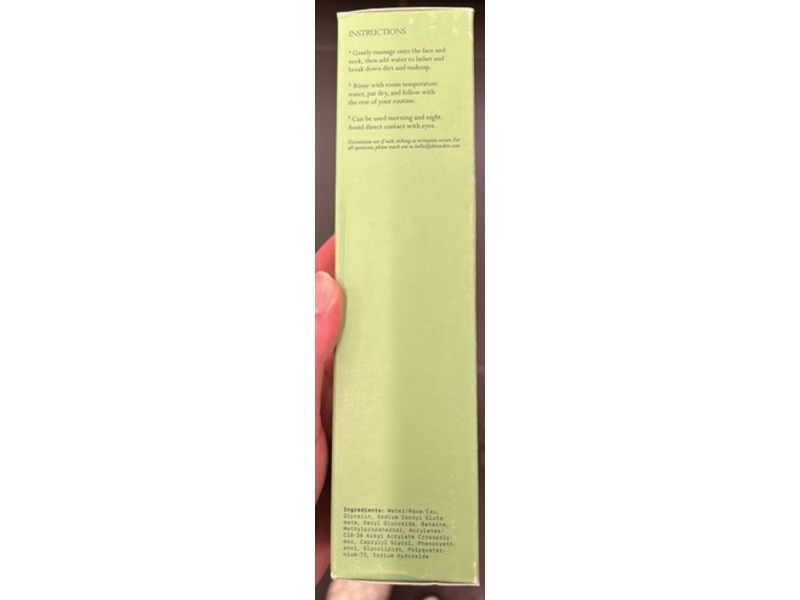 Baptism Gentle Foaming Facial Gel Cleanser, 6.76 fl oz/200 mL