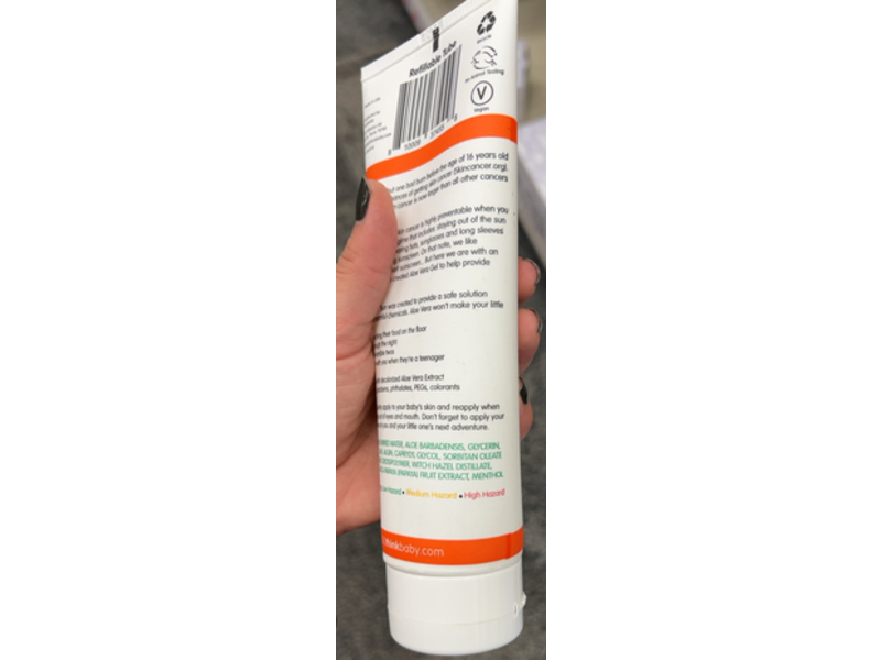 Thinkbaby Aloe Vera After Sun, Soothing + Moisturizing, 8 oz/237 mL