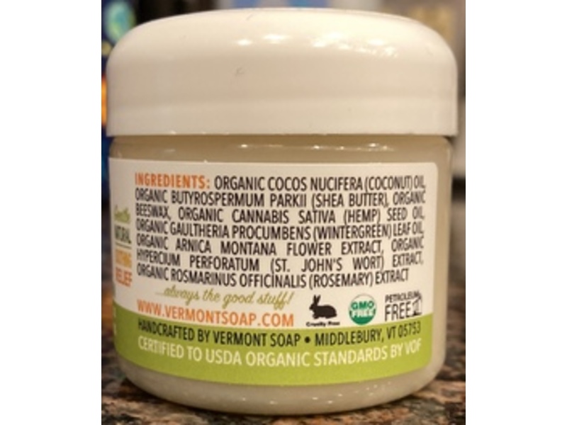 Vermont Soap Salve Arnica Wintergreen, 1.9 oz/ 55 g