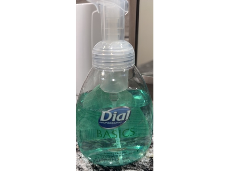 Dial Basics Foam Hand Soap, 15.2 fl oz/450 mL, Pack of 4