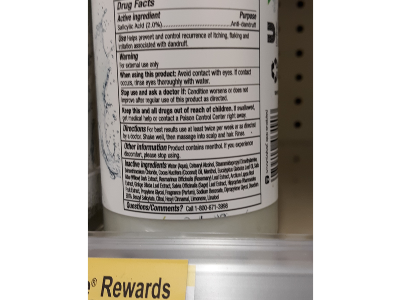 RE-fresh Scalp Care Conditioner Anti-Dandruff Eucalyptus & Cooling Relief, 13.5 fl oz/400 ml (Pack of 2)