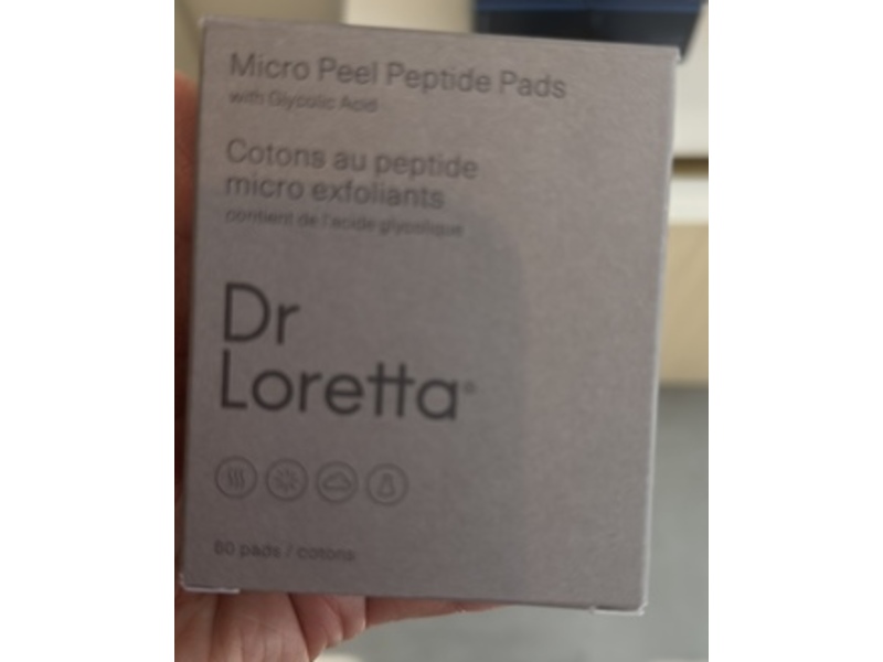 Dr. Loretta Micro Peel Peptide Pads, Glycolic Acid, 60 Count